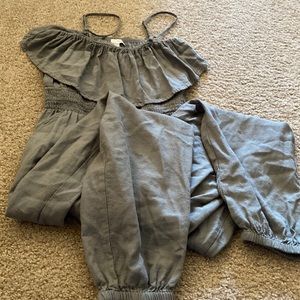 Olive green jumpsuit